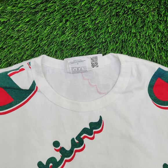 Vintage 90s Champion AOP Shirt Small 18x24 Script-Spellout - Picture 7 of 11